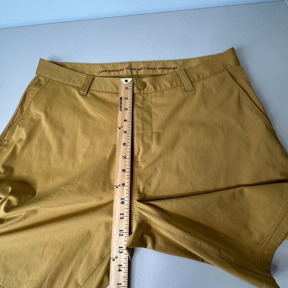 Rhone Commuter Shorts Mens Size 36 Gold Flex-Knit Stretch 9" Regular Fit Golf - Picture 5 of 12